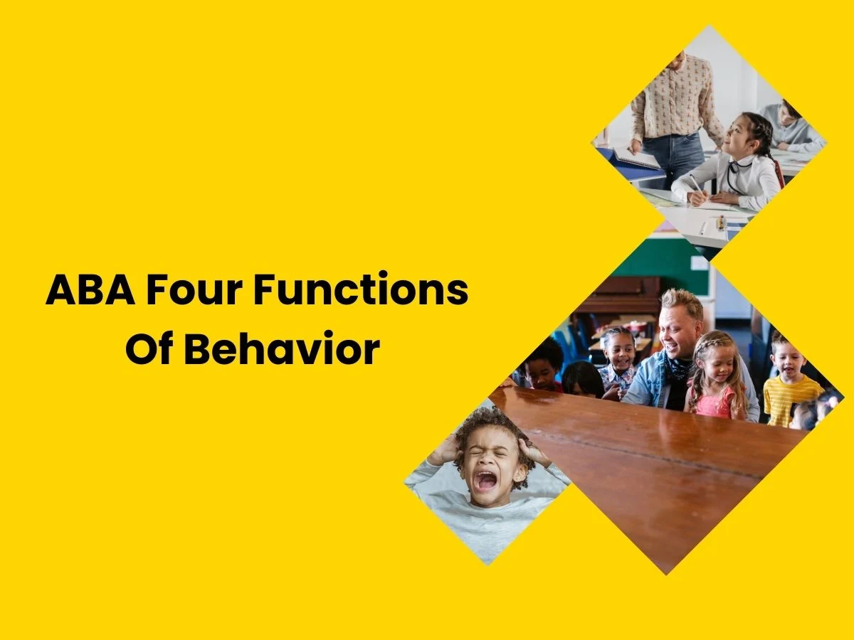 Aba Functions Spring ABA Four Functions Of Behavior - Dallas ABA Center